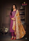 Simran Vol 1 By Saanvi Embroidery Cotton Dress Material Wholesale Market In Surat
